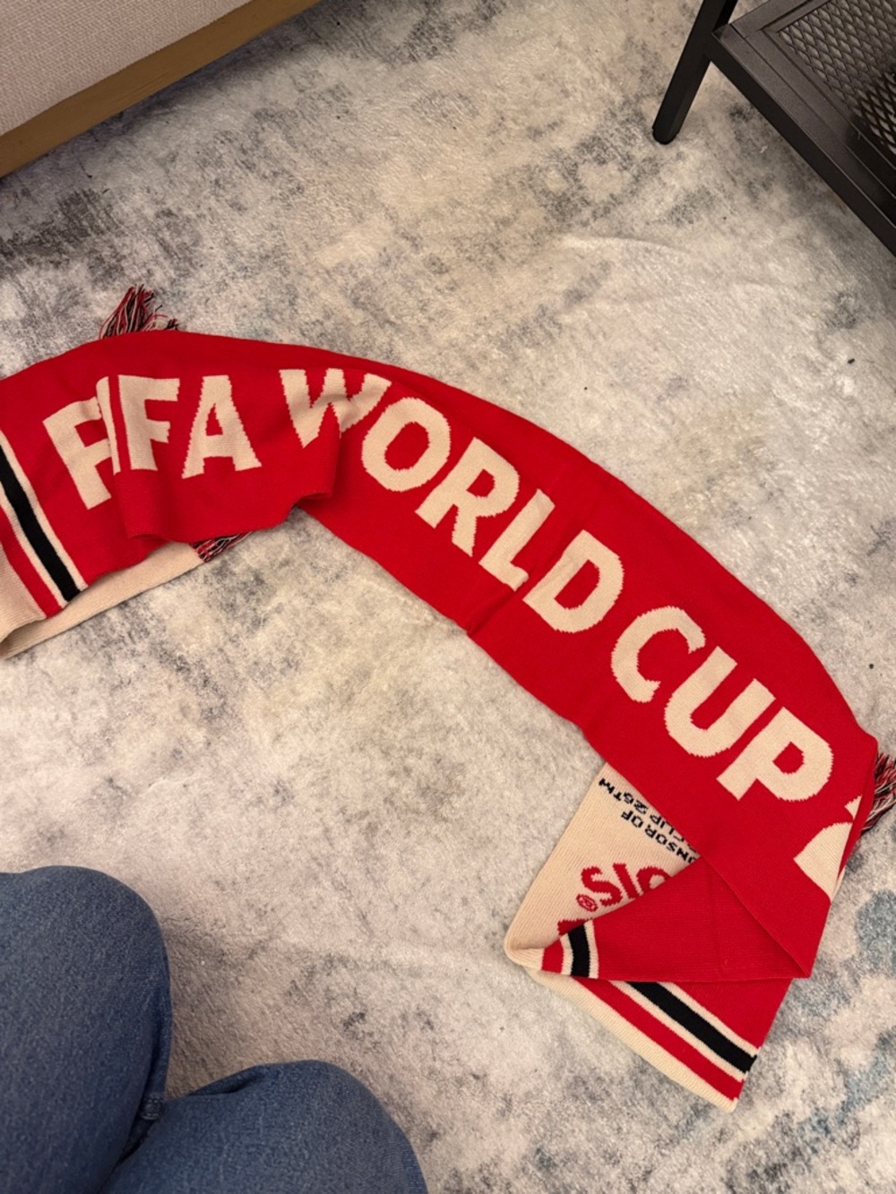 FIFA World Cup Red Knit Scarf